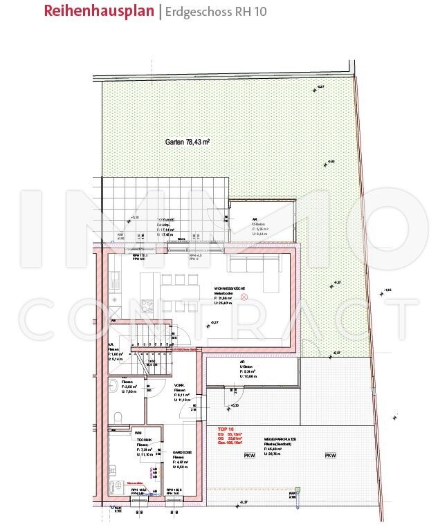 Reihenmittelhaus zur Miete 1.023 € 4 Zimmer 108,2 m²<br/>Wohnfläche 208,4 m²<br/>Grundstück Neudörfl 7201