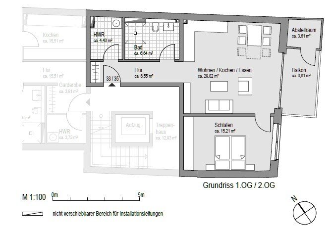 Studio zur Miete 780 € 2 Zimmer 69,2 m²<br/>Wohnfläche 1.<br/>Geschoss Veerßer Straße Uelzen Uelzen 29525