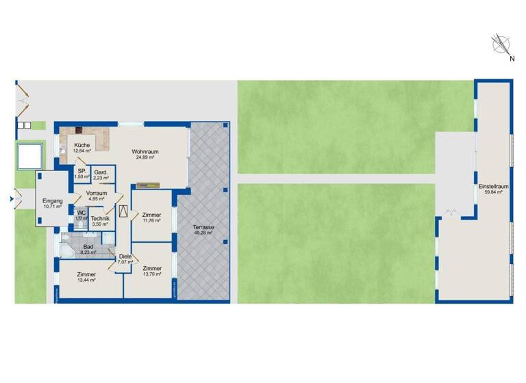 Bungalow zum Kauf 499.000 € 4 Zimmer 102,2 m² 657 m² Grundstück Frauenkirchen 7132