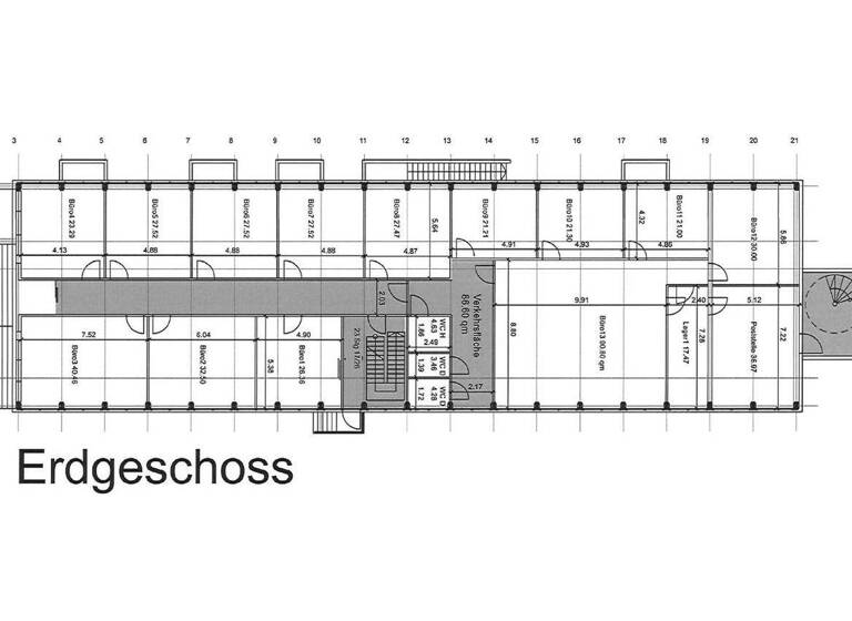 Büro zur Miete teilbar ab 225 m² Heuchelhof Würzburg 97084