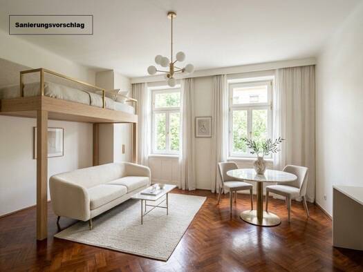 Wohnung zum Kauf 99.000 € 1 Zimmer 29,4 m² 1. Geschoss Hietzing 1130