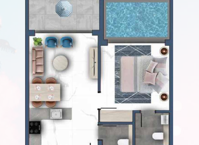 Wohnung zum Kauf - Erstbezug provisionsfrei 222.050 € 2 Zimmer 79,8 m² Dubai