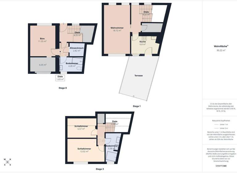 Reihenendhaus zum Kauf als Kapitalanlage geeignet 153.000 € 4 Zimmer 96 m² 87 m² Grundstück Weiler Boppard 56154