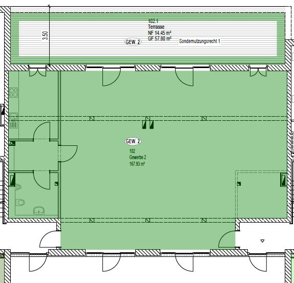 Verkaufsfläche zum Kauf 596.000 € 2 Zimmer 167,9 m²<br/>Verkaufsfläche Bernau am Chiemsee 83233