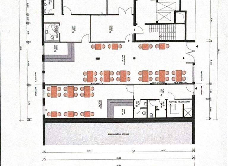 Verkaufsfläche zur Miete 3.000 € 2 Zimmer 300 m² Verkaufsfläche Südweststadt Karlsruhe 76135