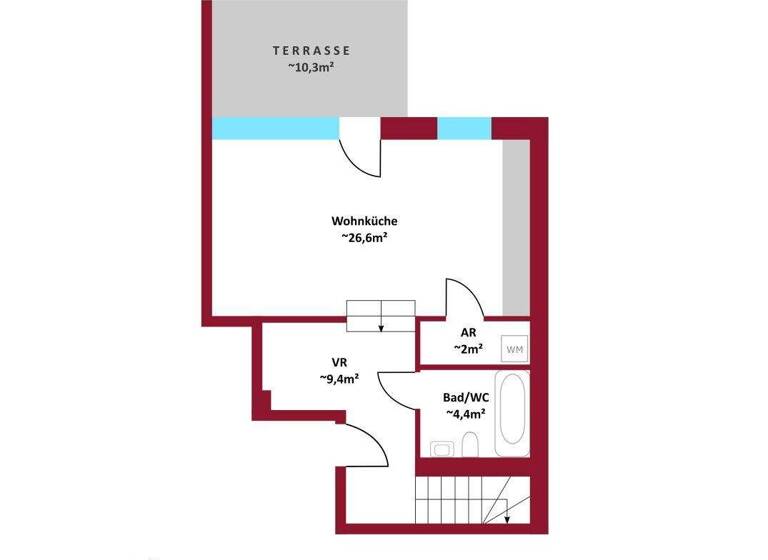 Wohnung zur Miete - Erstbezug 1.627 € 3 Zimmer 78,5 m² frei ab 01.05.2026 Wien 1210