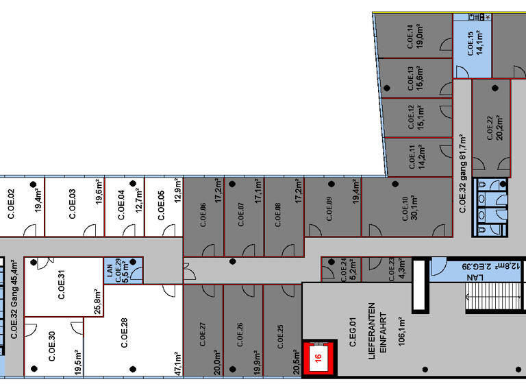 Bürofläche zur Miete 14,80 € teilbar ab 566 m² Guglgasse 13 Wien, Simmering 1110