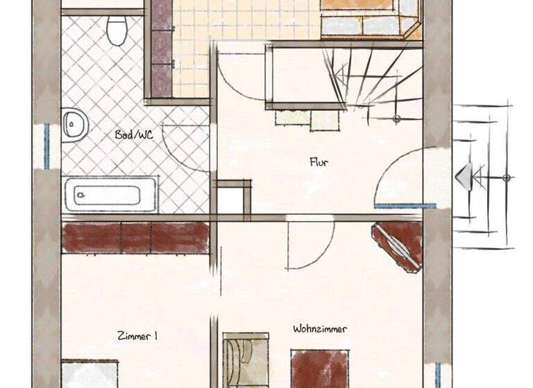 Einfamilienhaus zum Kauf 265.000 € 8 Zimmer 178 m² 438 m² Grundstück Escherndorf Volkach / Escherndorf 97332