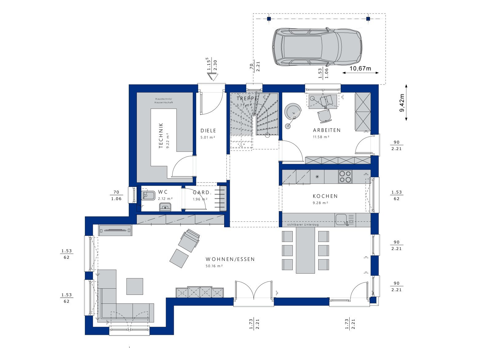 Einfamilienhaus zum Kauf 543.668 € 5 Zimmer 166,7 m²<br/>Wohnfläche 551 m²<br/>Grundstück Stadtgebiet Triberg im Schwarzwald 78098