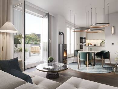 Wohnung zum Kauf - Neubau provisionsfrei 589.000 € 4 Zimmer 112,1 m² 2. Geschoss Oberdorfstraße 22 Stötteritz Leipzig 04299