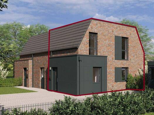 Doppelhaushälfte zum Kauf 293.000 € 3 Zimmer 73,7 m² 250 m² Grundstück Hauptstraße 22 Völlenerfehn Westoverledingen 26810