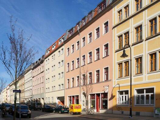 Wohnung zur Miete 600 € 2 Zimmer 55,3 m² 4. Geschoss frei ab 01.03.2026 Hechtstraße 20 Leipziger Vorstadt Dresden 01097