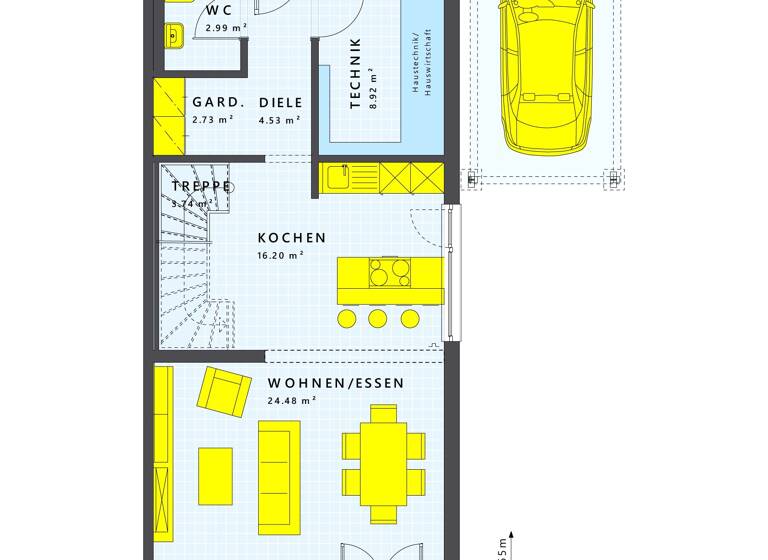 Doppelhaushälfte zum Kauf 617.338 € 5 Zimmer 125 m² 549 m² Grundstück Troisdorf 53840