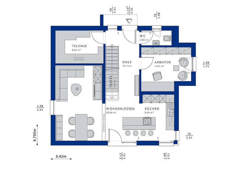 Einfamilienhaus zum Kauf 498.255 € 5 Zimmer 134 m²<br/>Wohnfläche 500 m²<br/>Grundstück Webern Modautal 64397
