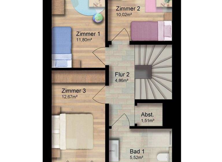Reihenmittelhaus zur Miete - Erstbezug 1.710 € 6 Zimmer 122 m² 165 m² Grundstück frei ab sofort Friedrichsfehn Edewecht / Friedrichsfehn 26188
