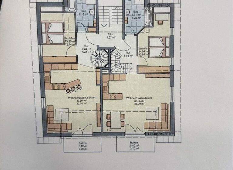Maisonette zur Miete - Erstbezug 960 € 3 Zimmer 80,6 m² 1. Geschoss frei ab 01.03.2026 Crailsheim 74564