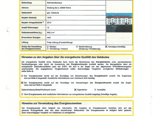 Wohnung zum Kauf als Kapitalanlage geeignet 35.000 € 3 Zimmer 66,5 m² Wetro Siedlung 8b Wetro Puschwitz 02699