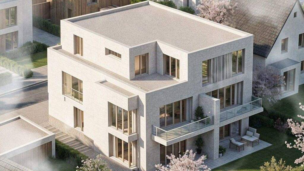 Penthouse zum Kauf - Erstbezug 1.245.000 € 5 Zimmer 127,8 m² Geschoss 2/2 frei ab 31.12.2027 Bramweg 4 Sülldorf Hamburg 22589