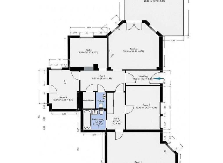 Terrassenwohnung zum Kauf 1.250.000 € 4 Zimmer 121,7 m² Harvestehude Hamburg 20149