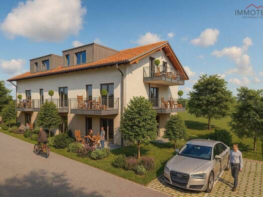 Wohnung zum Kauf - Erstbezug provisionsfrei 347.900 € 2 Zimmer 63,3 m² 2. Geschoss frei ab 01.08.2026 Amselweg 30 Thingers Kempten 87437