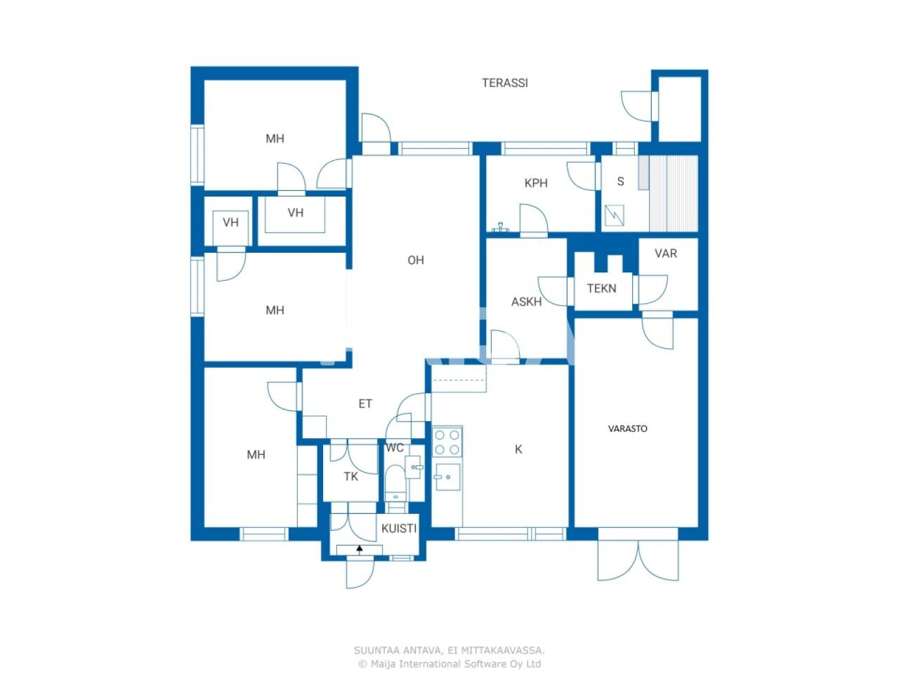 Einfamilienhaus zum Kauf 149.000 € 4 Zimmer 98 m²<br/>Wohnfläche 1.136 m²<br/>Grundstück Konkelotie 9 Rovaniemi 96100