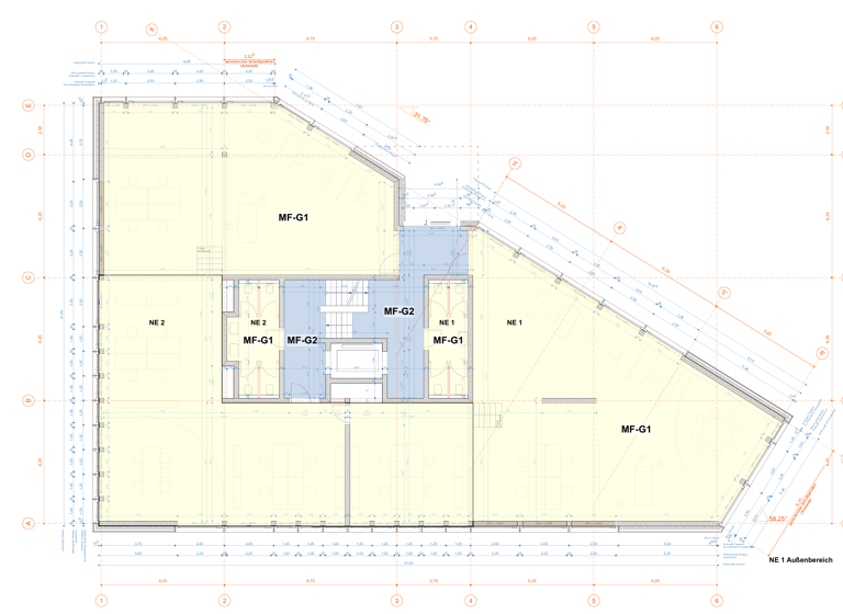Bürofläche zur Miete 8.086 € 6 Zimmer 539 m² Bürofläche Ursula-Flick-Straße Westerberg Osnabrück 49076