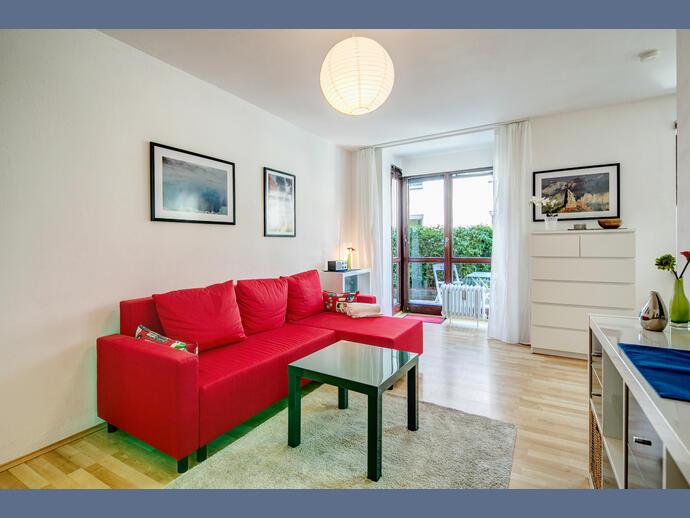 Wohnung zur Miete 1.328 € 1,5 Zimmer 41 m²<br/>Wohnfläche Am Waldfriedhof München 81377