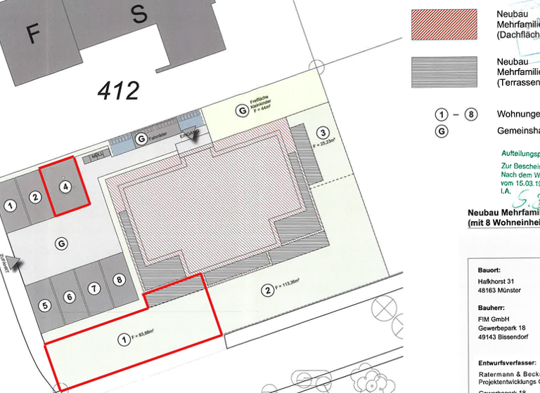WG-Zimmer zur Miete - Erstbezug 1.365 € 3 Zimmer 81 m² EG Hafkhorst 31 Mecklenbeck Münster 48163