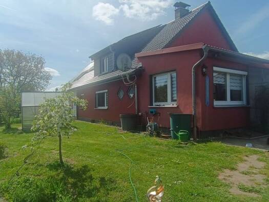 Doppelhaushälfte zum Kauf provisionsfrei 285.000 € 3 Zimmer 100 m² 1.500 m² Grundstück Dorfstraße 46 a Langen Fehrbellin 16818