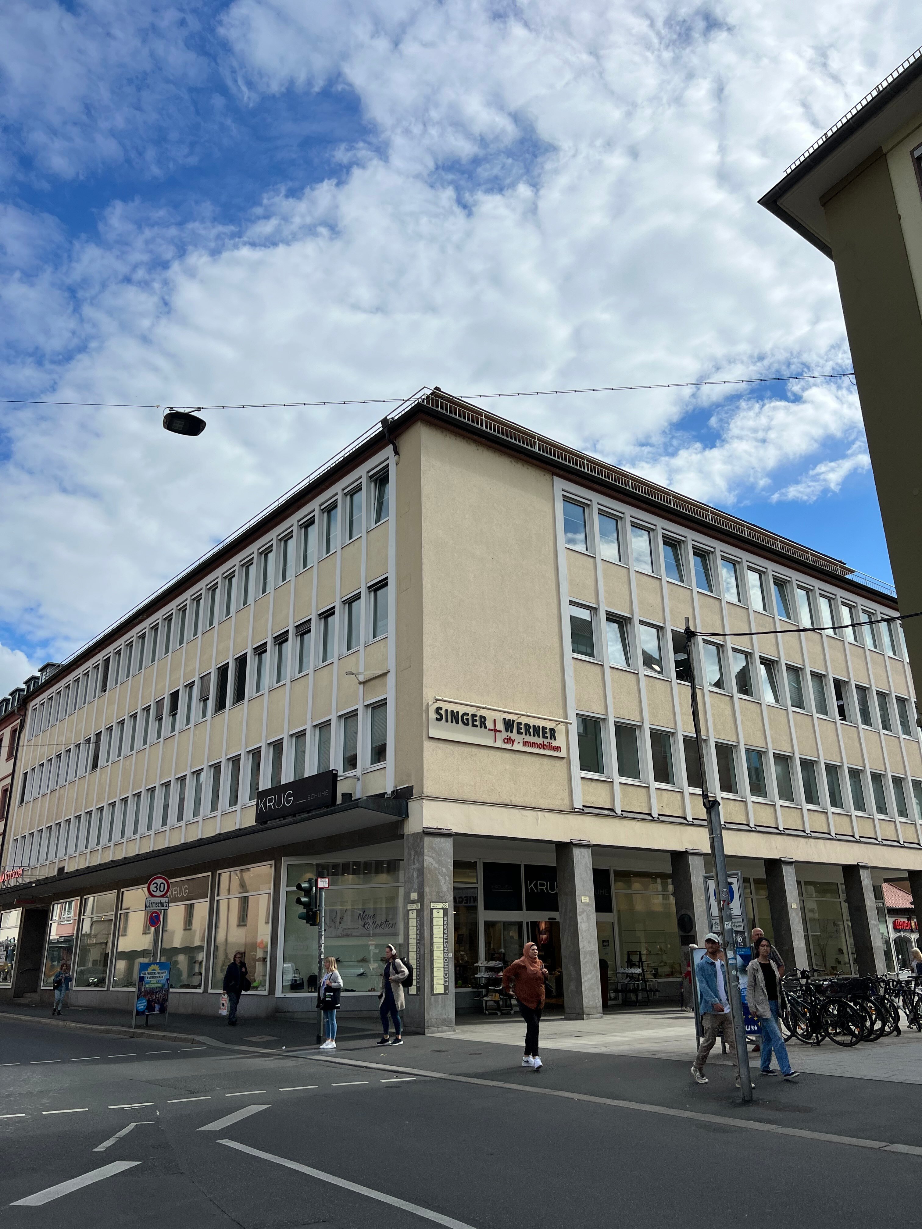 Bürofläche zur Miete 12,90 € 350 m²<br/>Bürofläche Eichhornstraße 28/ Theaterstraße 14 Innenstadt Würzburg 97070