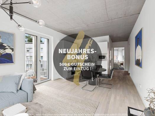 Wohnung zur Miete - Erstbezug 920 € 2 Zimmer 42,6 m² 1. Geschoss Hartriegelstraße 130D Niederschöneweide Berlin 12439