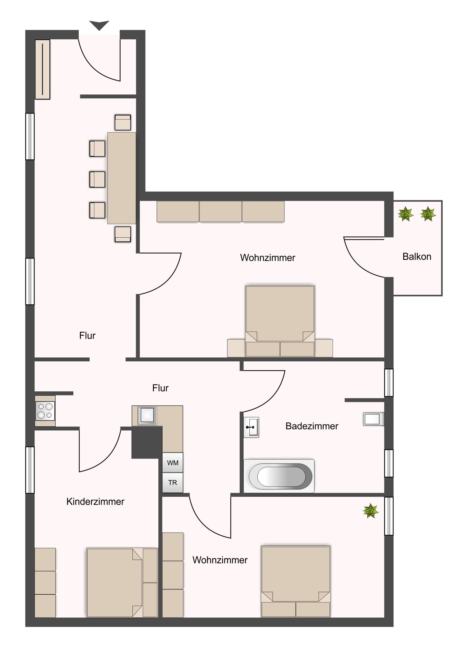 Wohnanlage zum Kauf als Kapitalanlage geeignet 262.000 € 72,3 m²<br/>Fläche Kleinzschocher Leipzig 04229