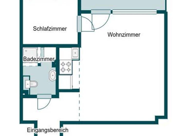 Wohnung zum Kauf 215.000 € 1,5 Zimmer 44 m² 2. Geschoss Maxfeld Nürnberg 90409