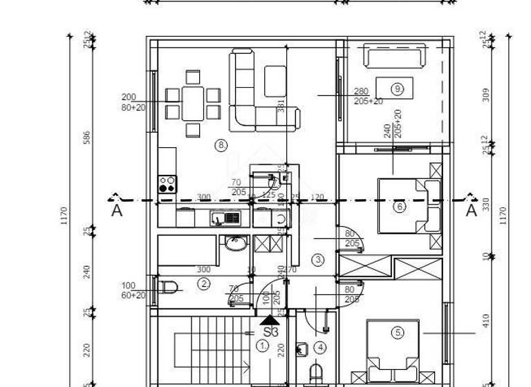 Wohnung zum Kauf 435.600 € 3 Zimmer 95 m² 2. Geschoss Vir