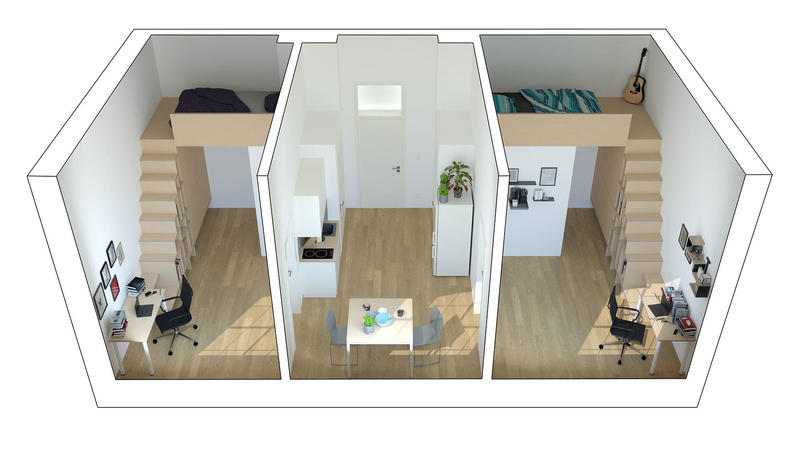 Wohnung zur Miete 479 € 1 Zimmer 11,5 m²<br/>Wohnfläche 1.<br/>Geschoss Blumauergasse 26 Steyr Steyr 4400