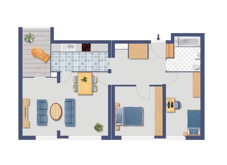 Wohnung zum Kauf provisionsfrei 304.400 € 3 Zimmer 81,9 m² 6. Geschoss Angerburger Allee 17 Westend Berlin 14055