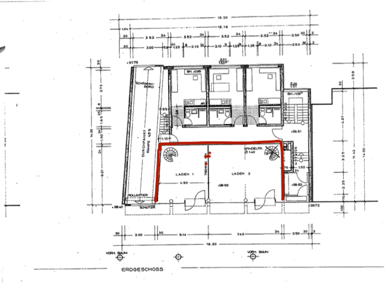 Ladenfläche zur Miete 1.200 € 4 Zimmer 72 m² Verkaufsfläche Barop Dortmund 44225