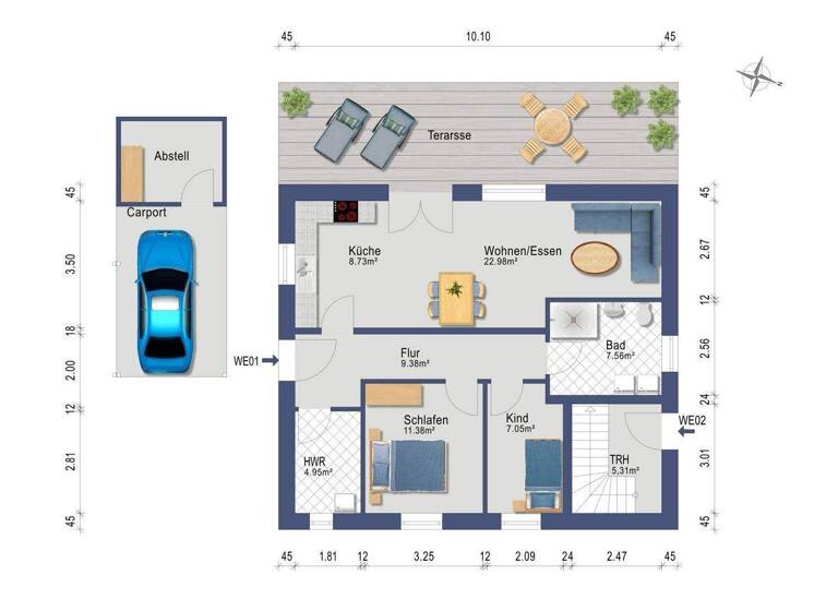 Wohnung zum Kauf 235.000 € 3 Zimmer 77 m² EG Jübek 24855