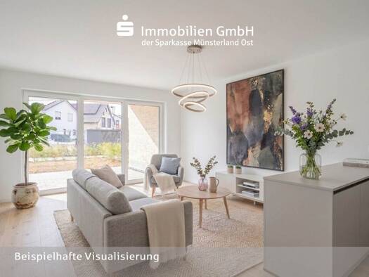 Wohnung zum Kauf provisionsfrei 271.038 € 2 Zimmer 61,3 m² EG Beckum Beckum 59269