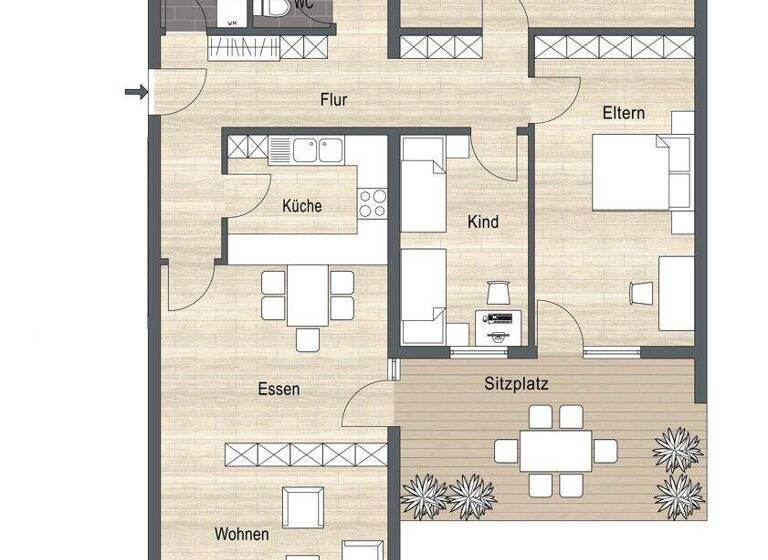 Wohnung zum Kauf 299.000 € 3,5 Zimmer 92,4 m² EG Aalen 73431