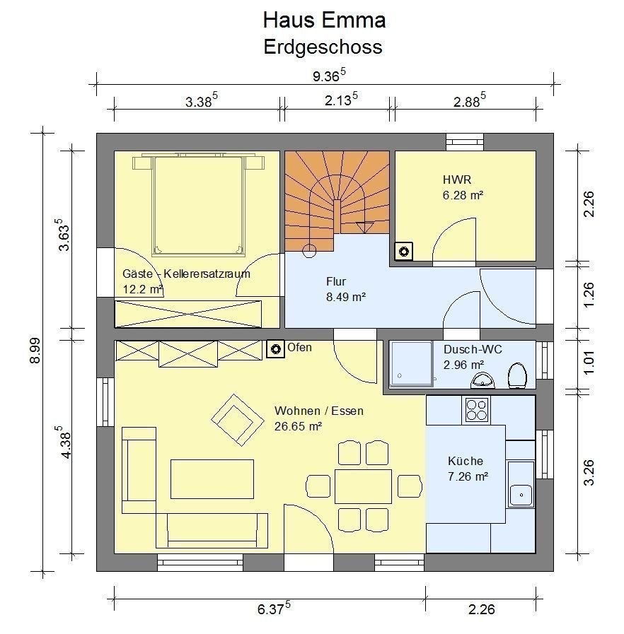 Einfamilienhaus zum Kauf provisionsfrei 311.500 € 5 Zimmer 115 m²<br/>Wohnfläche 650 m²<br/>Grundstück Keltenweg Pfofeld Pfofeld 91738