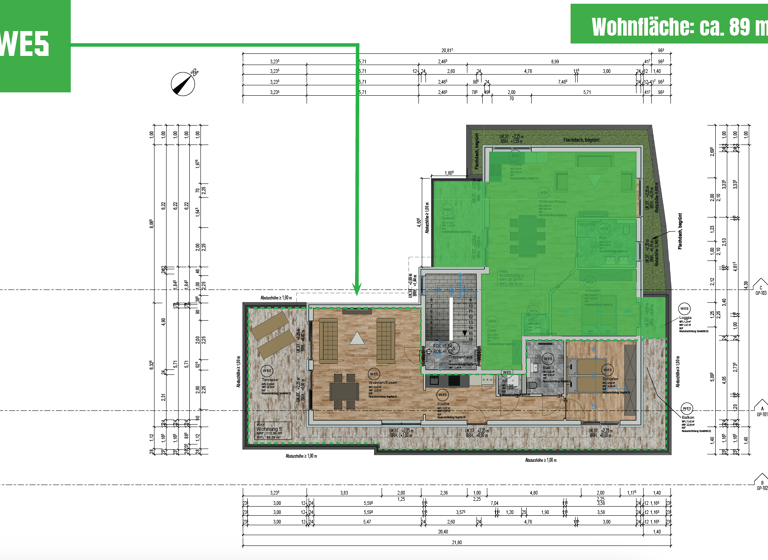 Penthouse zum Kauf provisionsfrei 433.000 € 2 Zimmer 89 m²<br/>Wohnfläche 2.<br/>Geschoss ab sofort<br/>Verfügbarkeit Hinserdorfstraße 2 Langenselbold 63505