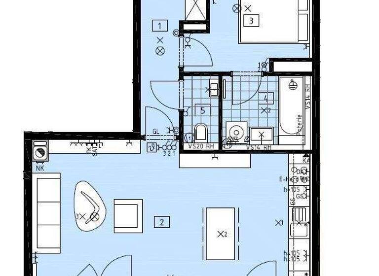 Wohnung zur Miete 897 € 2 Zimmer 4. Geschoss Wien 1210