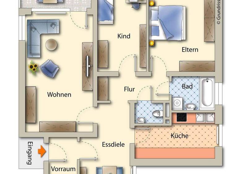 Wohnung zum Kauf 549.000 € 3 Zimmer 83 m² EG Hadern München 81375