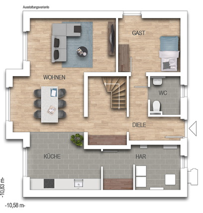 Einfamilienhaus zum Kauf provisionsfrei 780.000 € 6 Zimmer 154 m²<br/>Wohnfläche 452 m²<br/>Grundstück Kirchrode Hannover 30559