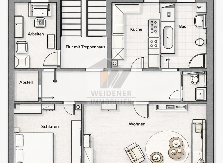 Wohnung zur Miete 725 € 3 Zimmer 90,8 m² 1. Geschoss frei ab sofort Uferstraße 4 Untermhaus Gera 07548