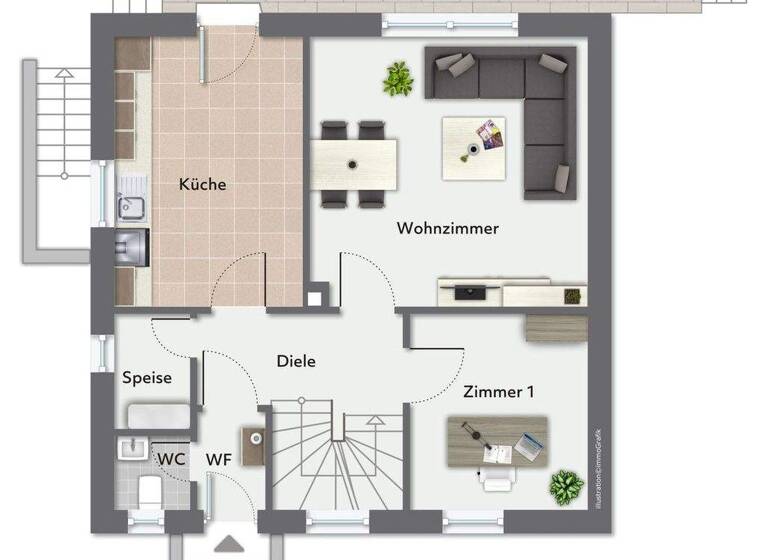 Einfamilienhaus zum Kauf 550.000 € 4 Zimmer 120 m² 700 m² Grundstück frei ab sofort Am Wiesengrund 3 Worzeldorf Nürnberg 90455