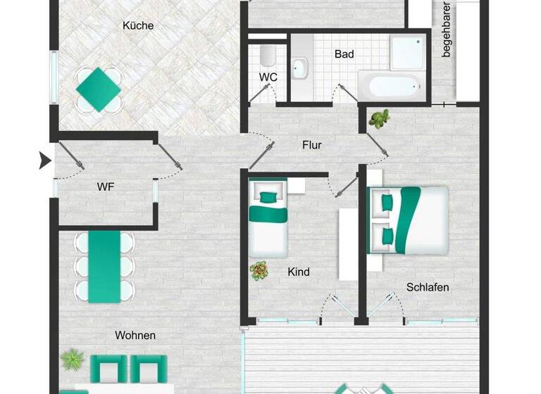 Wohnung zum Kauf 295.000 € 3 Zimmer 133 m² Wildberg 72218