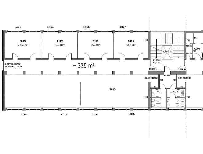 Bürofläche zur Miete 6,50 € 400 m²<br/>Bürofläche Münchener Straße 100 -106 Holsterhausen Essen 45145