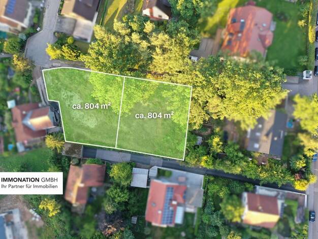 Grundstück zum Kauf 349.000 € 804 m² Grundstück Wolkersdorf Schwabach 91126